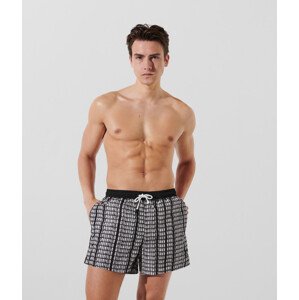 Plavky karl lagerfeld seasonal aop short boardshorts černá m