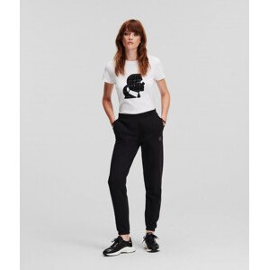 Tepláky karl lagerfeld ikonik 2.0 glitter sweatpants černá xs