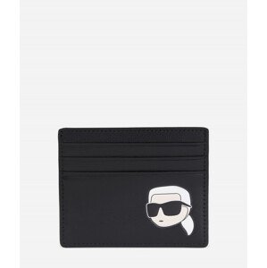 Pouzdro na platební karty karl lagerfeld k/ikonik 2.0 leather ch černá none