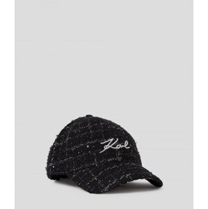 Kšiltovka karl lagerfeld k/signature boucle cap černá none