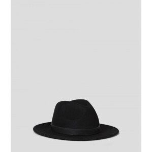 Klobouk karl lagerfeld k/signature fan fedora hat černá none