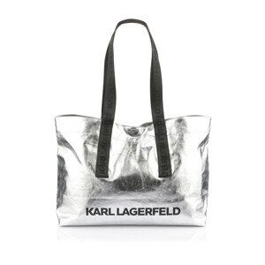 Kabelka karl lagerfeld k/essential coated shopper šedá none