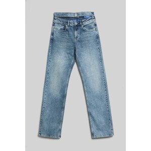 Džíny karl lagerfeld jeans klj hr straight wb denim modrá 25/32