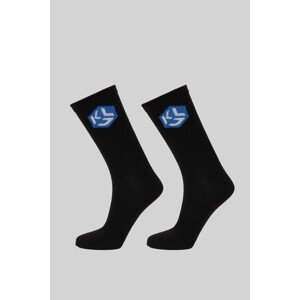 Ponožky karl lagerfeld jeans logo socks set černá 42/46