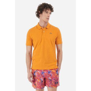 Polokošile la martina man polo s/s piquet stretch oranžová m