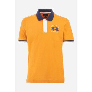 Polokošile la martina man polo s/s piquet stretch oranžová 4xl