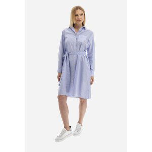 Šaty la martina woman dress striped poplin modrá 2