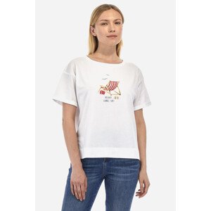 Tričko la martina woman t-shirt 40/1 cotton jers bílá 2