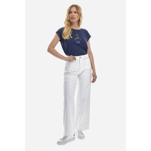 Džíny la martina woman trousers wide leg cotton bílá 30