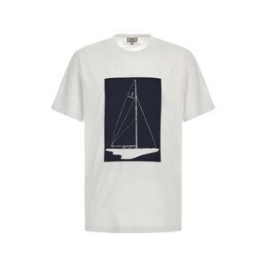 Tričko woolrich boat t-shirt bílá l