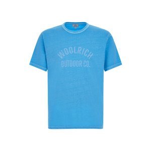 Tričko woolrich light garment dyed t-shirt modrá xxl