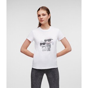 Tričko karl lagerfeld ikonik 2.0 rs t-shirt černá xs