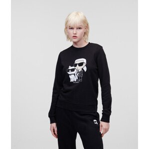 Mikina karl lagerfeld ikonik 2.0 sweatshirt černá l