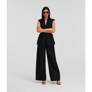 Kalhoty karl lagerfeld tailored pants black