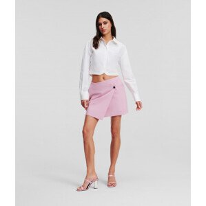 Sukně karl lagerfeld hun kim's edit wrap skirt fialová 44