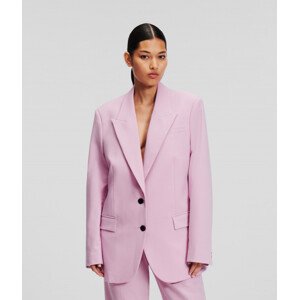 Blejzr karl lagerfeld hun kim's edit tailored jacket orchid bouquet