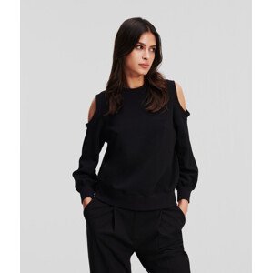Mikina karl lagerfeld logo feminine sweatshirt černá m
