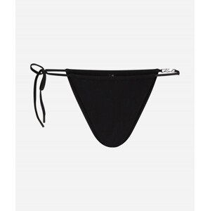 Plavky karl lagerfeld karl dna glam string bottoms černá m