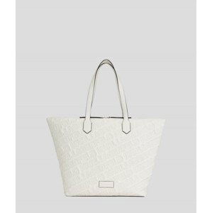 Kabelka karl lagerfeld k/essential kuilt lg tote bílá none