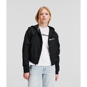 Bunda karl lagerfeld jeans klj utility pocket jacket černá m