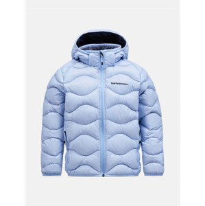 Bunda peak performance jr helium down hood jacket modrá 150