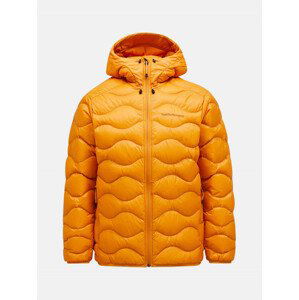 Bunda peak performance m helium down hood jacket oranžová xxl