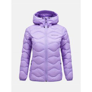 Bunda peak performance w helium down hood jacket fialová xs