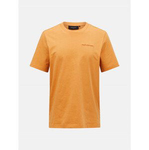 Tričko peak performance m original small logo tee oranžová xl