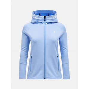 Mikina peak performance w rider zip hood modrá xl