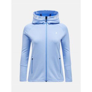 Mikina peak performance w rider zip hood modrá s