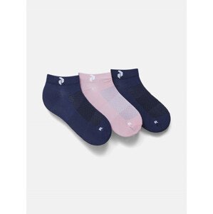 Ponožky 3-pack peak performance low sock 3-pack modrá 39/42