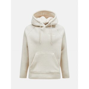 Mikina peak performance m fleece hood bílá xl