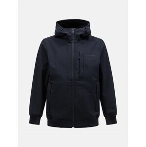 Bunda peak performance m softshell hood jacket černá m