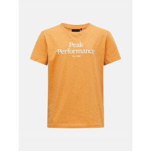 Tričko peak performance jr original tee oranžová 170