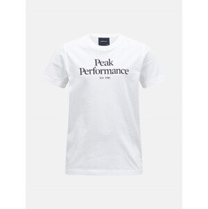 Tričko peak performance jr original tee bílá 150