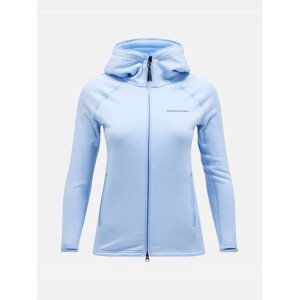 Mikina peak performance w chill light zip hood modrá s