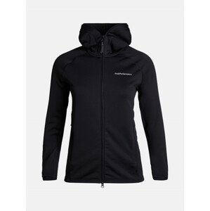 Mikina peak performance w chill light zip hood černá xs