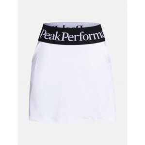 Sukně peak performance w turf skirt bílá s