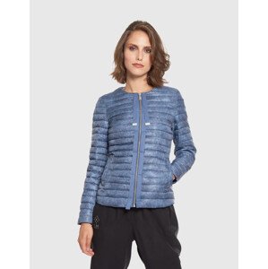 Bunda la martina woman outdoor shiny light deni medium indigo denim