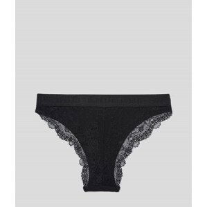 Spodní prádlo karl lagerfeld lace brief černá m