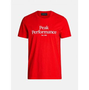 Tričko peak performance m original tee červená s