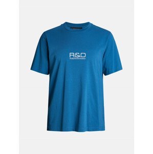 Tričko peak performance m r&d scale print t-shirt modrá s