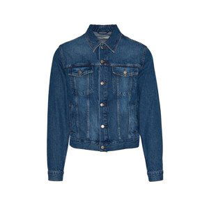 Bunda trussardi denim jacket modrá xxl