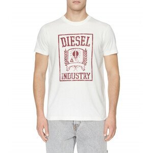 Tričko diesel t-diegor-e10 t-shirt bílá xl