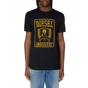 Tričko diesel t-diegor-e10 t-shirt černá xxxl