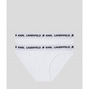Spodní prádlo karl lagerfeld logo brief 2-pack bílá xl