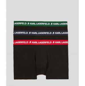 Spodní prádlo karl lagerfeld logo trunk multiband 3-pack různobarevná xs
