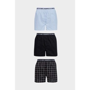 Spodní prádlo karl lagerfeld woven boxer shorts 3-pack různobarevná xl