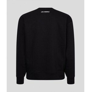 Mikina karl lagerfeld unisex rsg athleisure sweat černá l