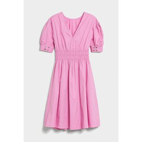 Šaty karl lagerfeld cotton dress růžová 44